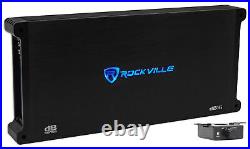 (2) Rockville W12K9D2 V3 12 8000 Watt Car Subwoofers+Mono Amplifier+Copper Amp