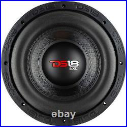 2x DS18 Car Audio 8 Subwoofer 2400 Watts Dual 2 Ohm 2.5 Voice Coil EXL-X8.2D