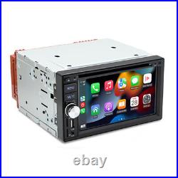 6.2 Double DIN Car Carplay Stereo Bluetooth FM Radio RDS DVD/CD Player Kit