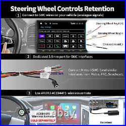 ATOTO F7XE Single/Double DIN Car Stereo SXM Radio Wireless Android Auto &CarPlay