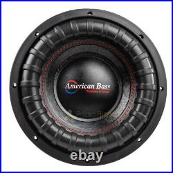 American Bass 10 Subwoofers Dual 4 Ohm 3000 Watts Max Car Audio Sub 2 Pack