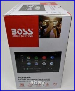 BOSS Audio BVCP9685A Double 2 DIN Car Apple CarPlay Android Auto Bluetooth Radio