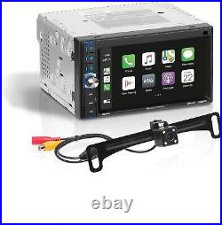 Boss BCP62-RC Double DIN Apple CarPlay Multimedia Player Car Stereo 6.2 Camera