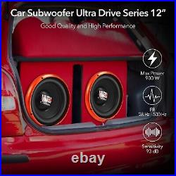 Car Audio 12 Subwoofer 900W CADENCE UD12D2 Dual VC Ultra Drive 2 Ohm Each