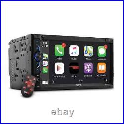 DS18 DDX6.9CP Car Stereo 6.9 Double 2 Din Bluetooth Apple CarPlay Android Mirror