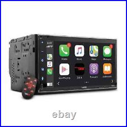 DS18 DDX7CP 7 Touchscreen Double 2 Din Receiver Stereo Bluetooth Apple CarPlay