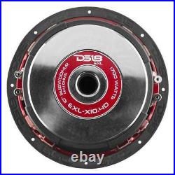 DS18 EXL-X10.4D 10 1750W 4Ohm Pro Car Audio Dual Coil Subwoofer