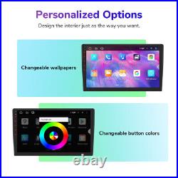 Double 2 Din Android 12 4-Core Car Stereo Radio GPS Bluetooth 10.1 Touch Screen