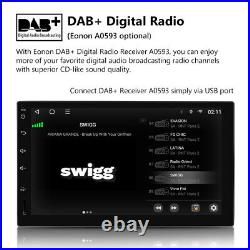 Double 2 Din Q04SE 7 IPS Android 10 Car Stereo GPS Navi Radio Bluetooth CarPlay