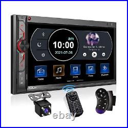 Double Din Car Multimedia System 7 Inch HD Touchscreen Car Stereo Receiver R