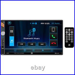Dual DM720 7 Double DIN In-Dash Mechless Car Stereo Receiver with Bluetooth