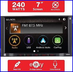 Dual Electronics DCPA71 7 Car Stereo Receiver Apple CarPlay Android Auto