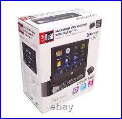 Dual XDVD176BT 7 Touchscreen Bluetooth Single Din DVD Multimedia Receiver