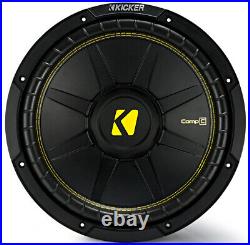 Kicker CWD12 Car Audio CompC Subwoofer Dual 4 Ohm 12 Sub 44CWCD124 Brand New