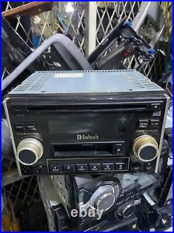 McIntosh CAR AUDIO 2DIN CD TAPE(Casette) RADIO OLD SCHOOL DOUBLE DIN STEREO