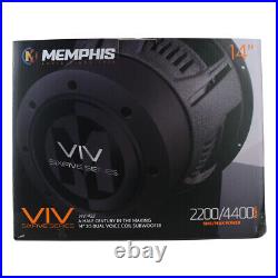 Memphis Audio VIV1422 14 Dual 2-Ohm Car Audio Subwoofer DVC Sub 2200W RMS NEW