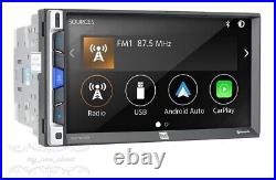 NEW Digital Bluetooth Car Stereo Receiver FM Radio System Audio double DIN Apple