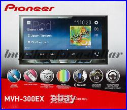 NEW Pioneer MVH-300EX Double Din Digital Multimedia Video Receiver-Bluetooth