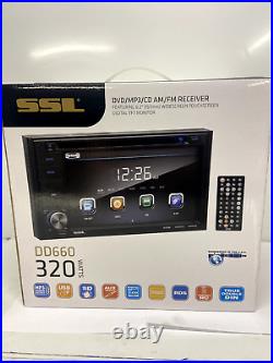 SSL Sound Storm Lab DD660 Double Din Touchscreen DVD/Mp3/CD AM/FM Receiver