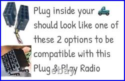 Sony INTERNATIONAL Double Din Receiver FM Bluetooth USB More Plug & Play Harness