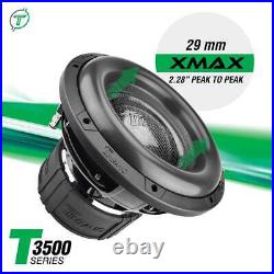 TPT-T3500-12 D2 Timpano 12 Car Audio Subwoofer 3500 Watts Dual 2ohm High NEW