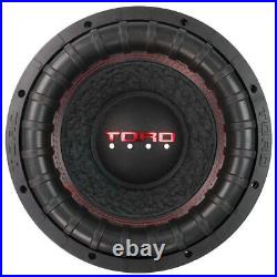 Toro Tech Audio Fierce 12, 12 Inch 800 Watts RMS Dual 4? Car Subwoofer