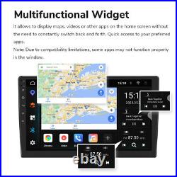 Wireless CarPlay Android 12 Auto 10.1 Double 2DIN Car Stereo GPS Radio DSP WiFi